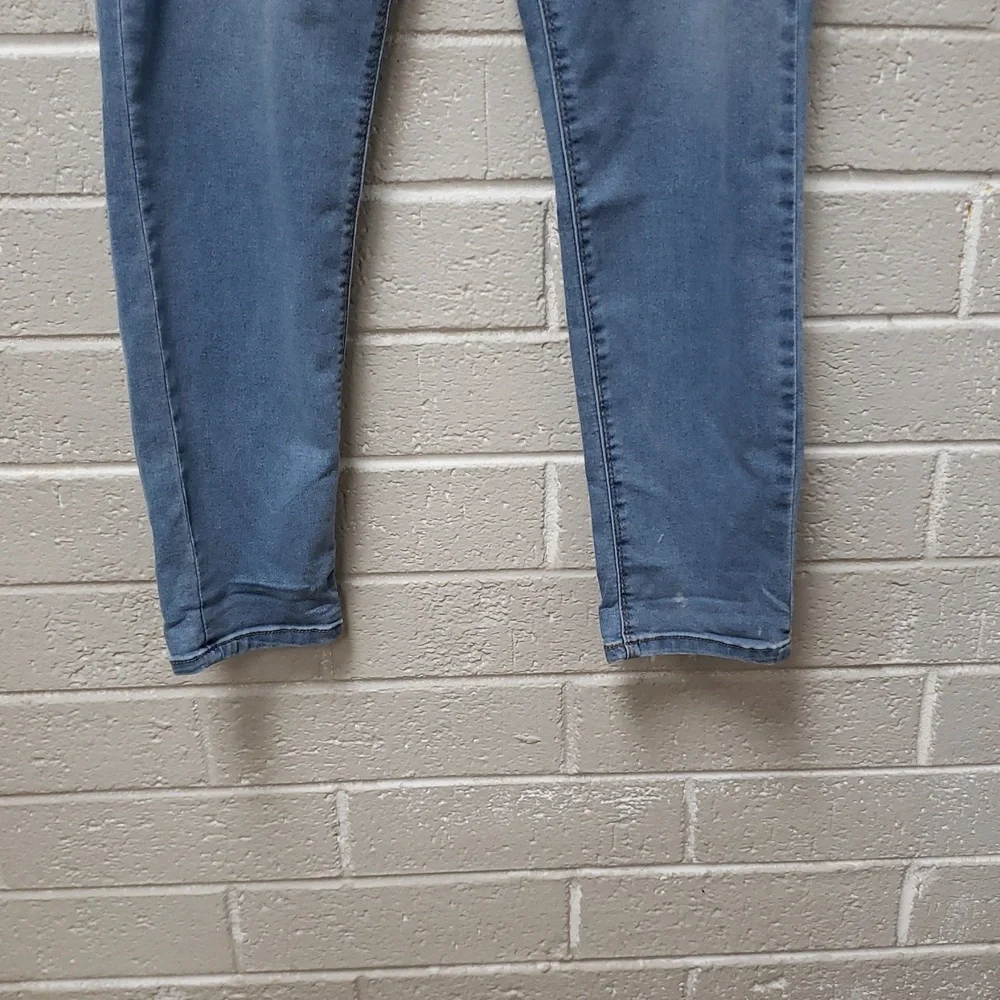 Curve Appeal Light Blue Women's Stretch Skinny Jeans - Picture 6 of 7